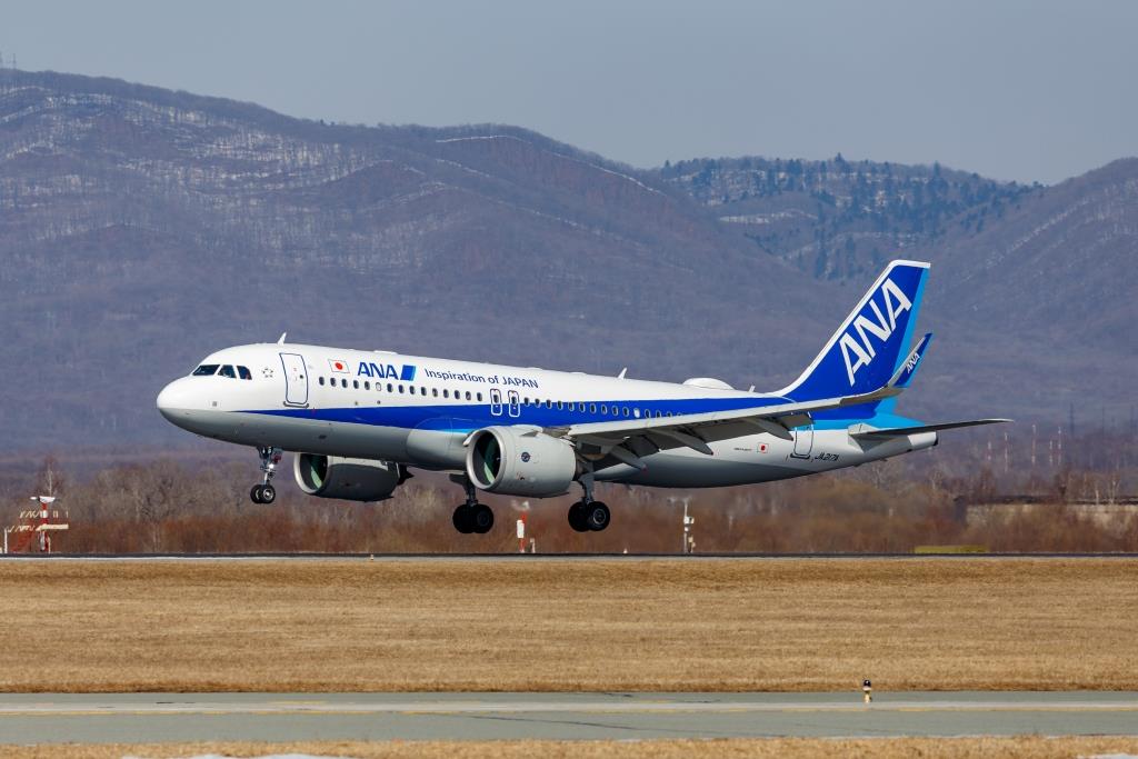 Vladivostok International Airport accommodated the first flight  of new Japanese airline All Nippon Airways