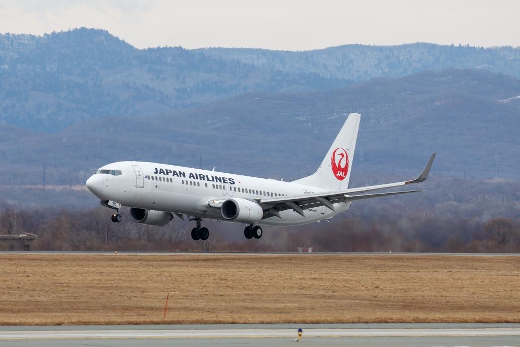 Международный аэропорт Владивосток принял первый рейс новой японской авиакомпании Japan Airlines